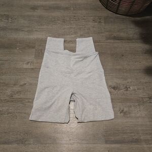 PINK Victoria's Secret Light Gray All Day Cotton Leggings Medium